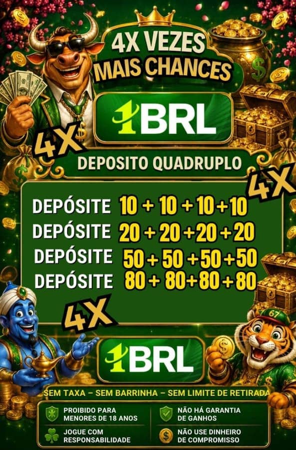 1brl - Depósito 4X