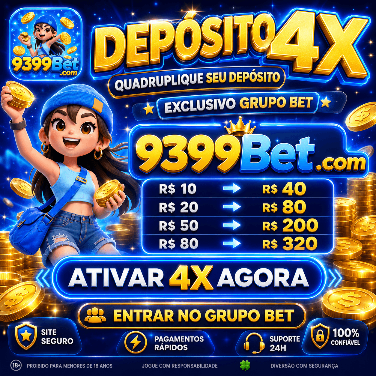 ✨ 9399bet - DEPOSITO 4X