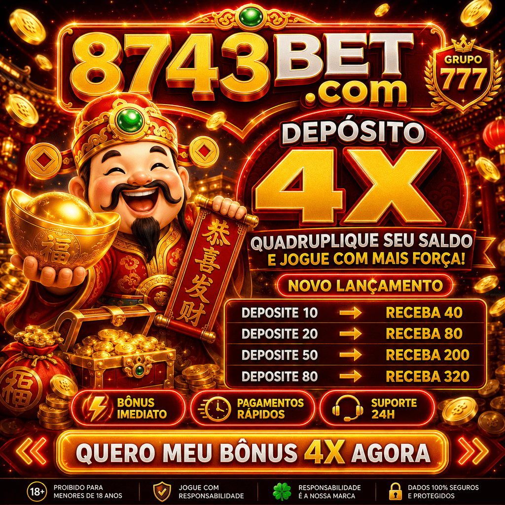 ✨ 8743bet - DEPOSITO 4X