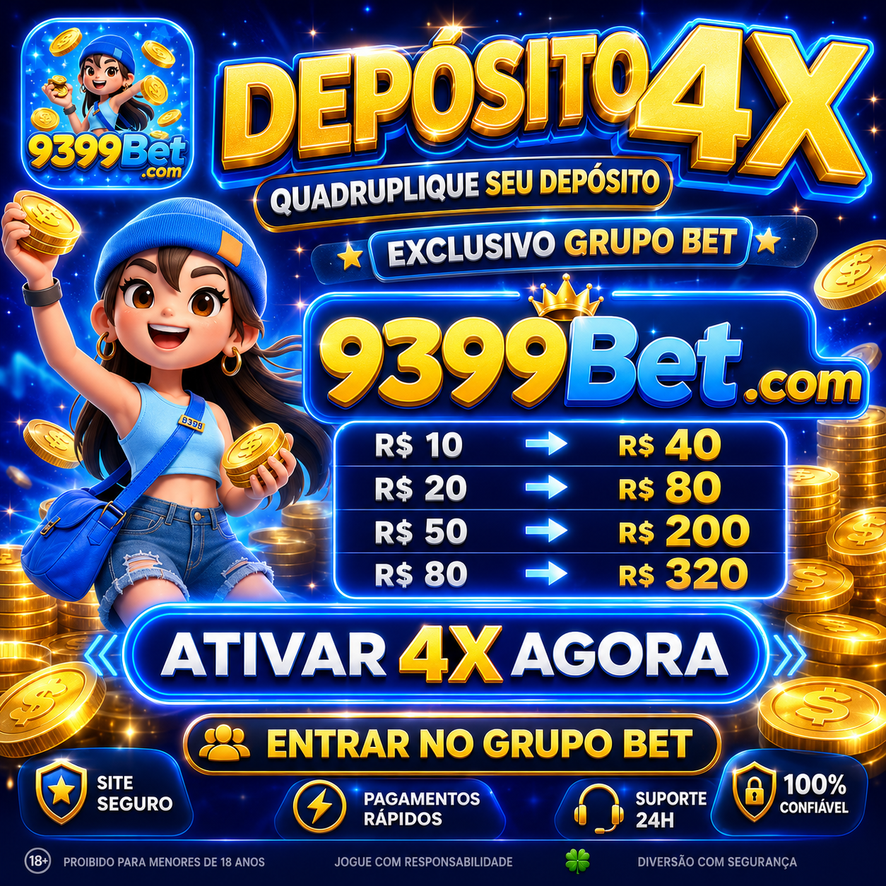 ✨ 9399bet - DEPOSITO 4X