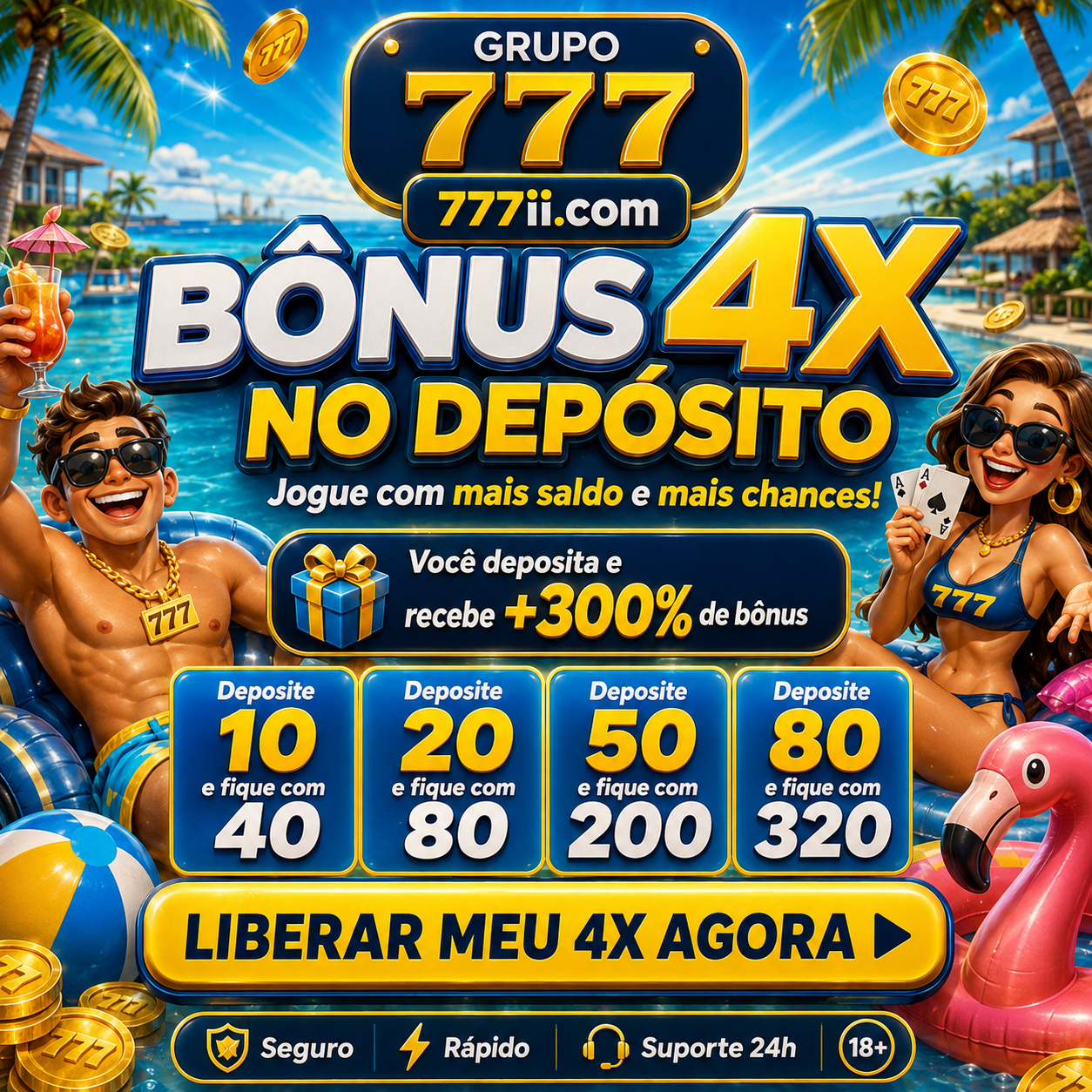 ✨ 777iii - DEPOSITO 4X