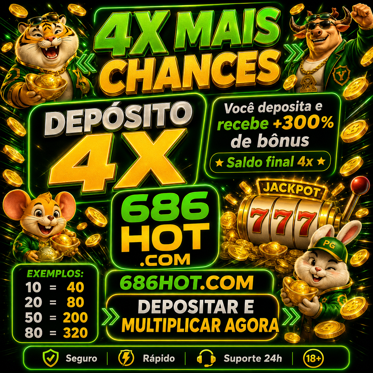✨ 686hot - DEPOSITO 4X