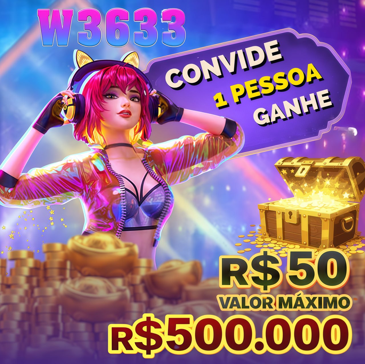 ✨ W3633 - ABRE BAÚ DE R$50