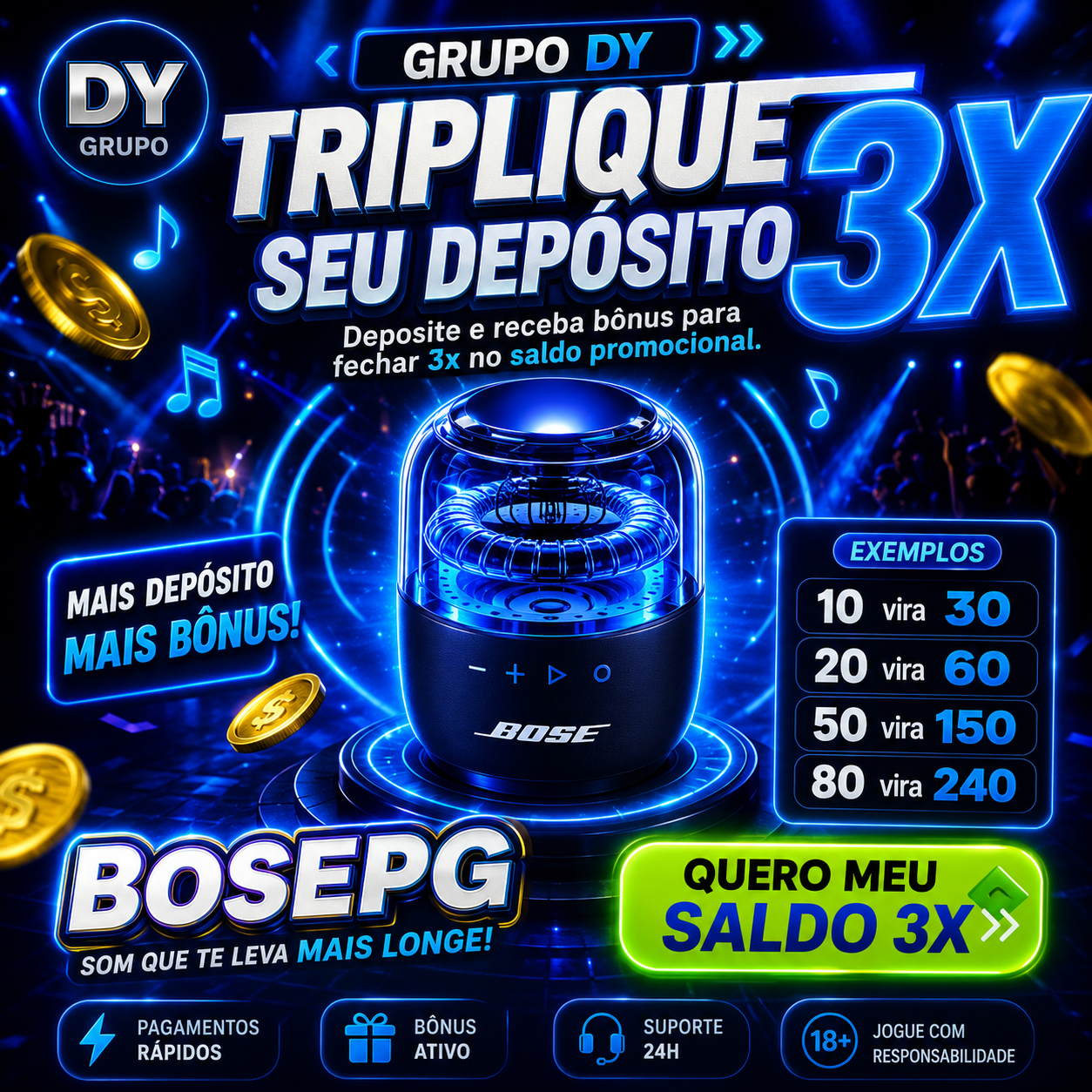 ✨ Bose Pg - DEPOSITO 3X