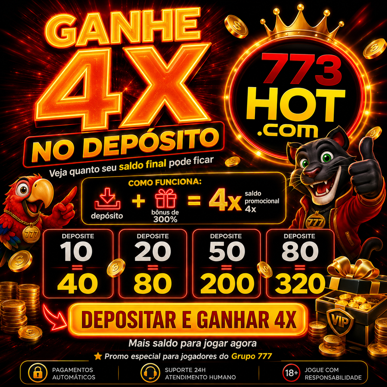 ✨ 773hot - DEPOSITO 4X