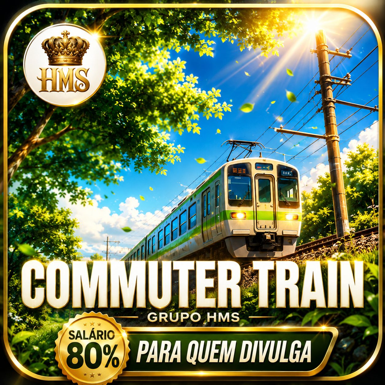 ✨ Hms Commutertrain21 - 80% SALARIO