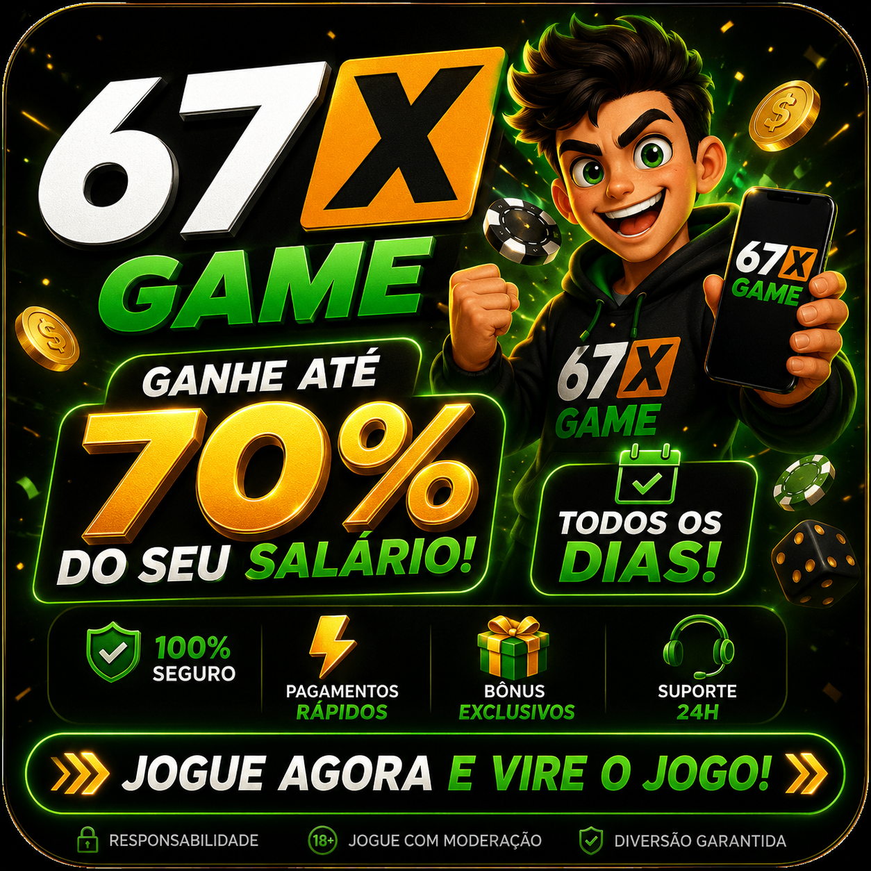 ✨ 67xv - 70% SALARIO